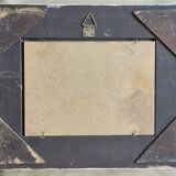 Peinture à l'huile marine cadre bois