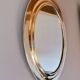 Round metal mirror, 39x39cm, 1970