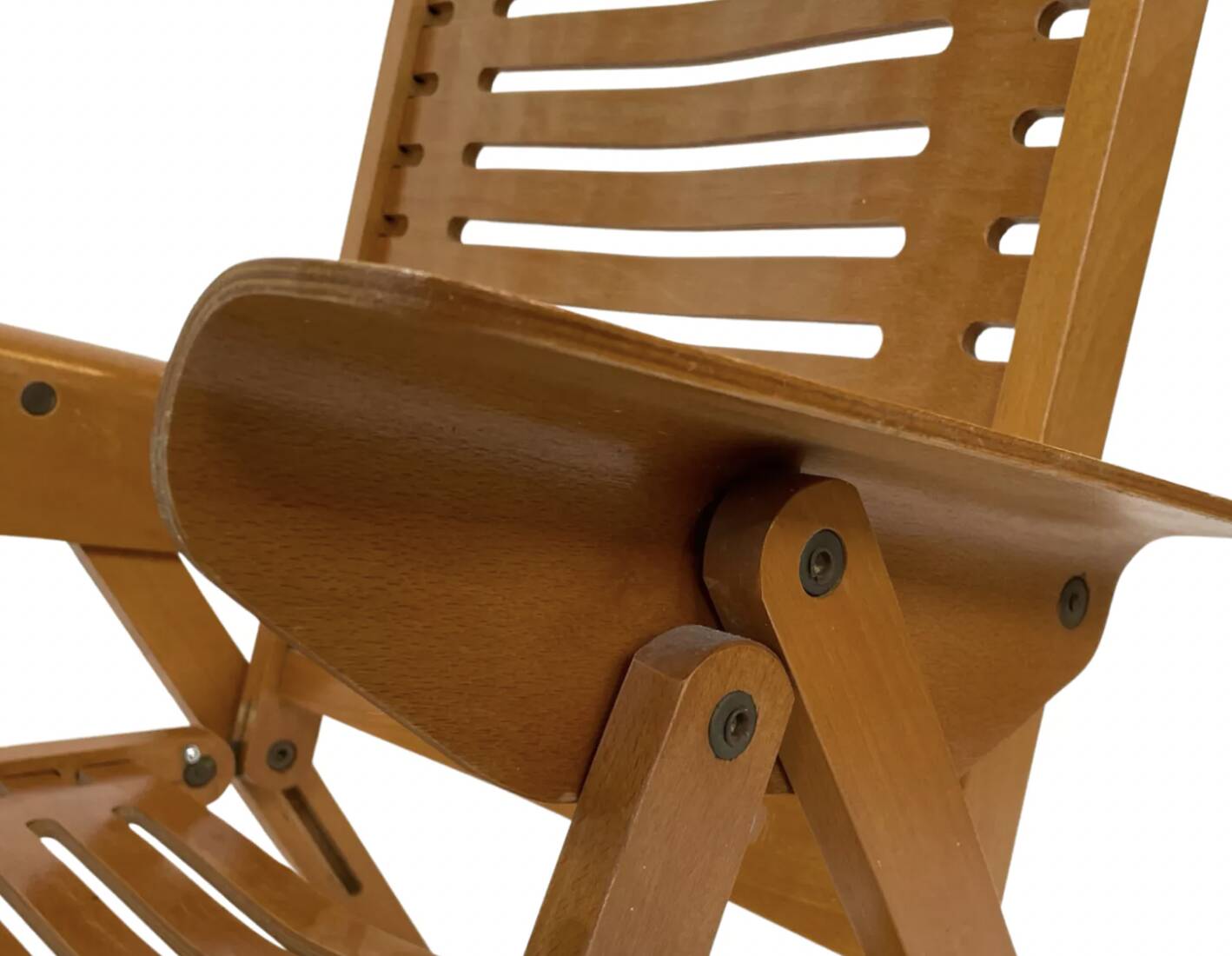 Ensemble vintage de quatre chaises pliantes Rex en contreplaqué, design Niko Kralj, 1950