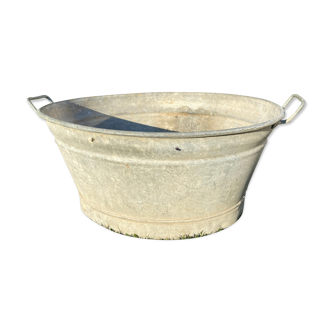 Bassine en zinc vintage 50 l