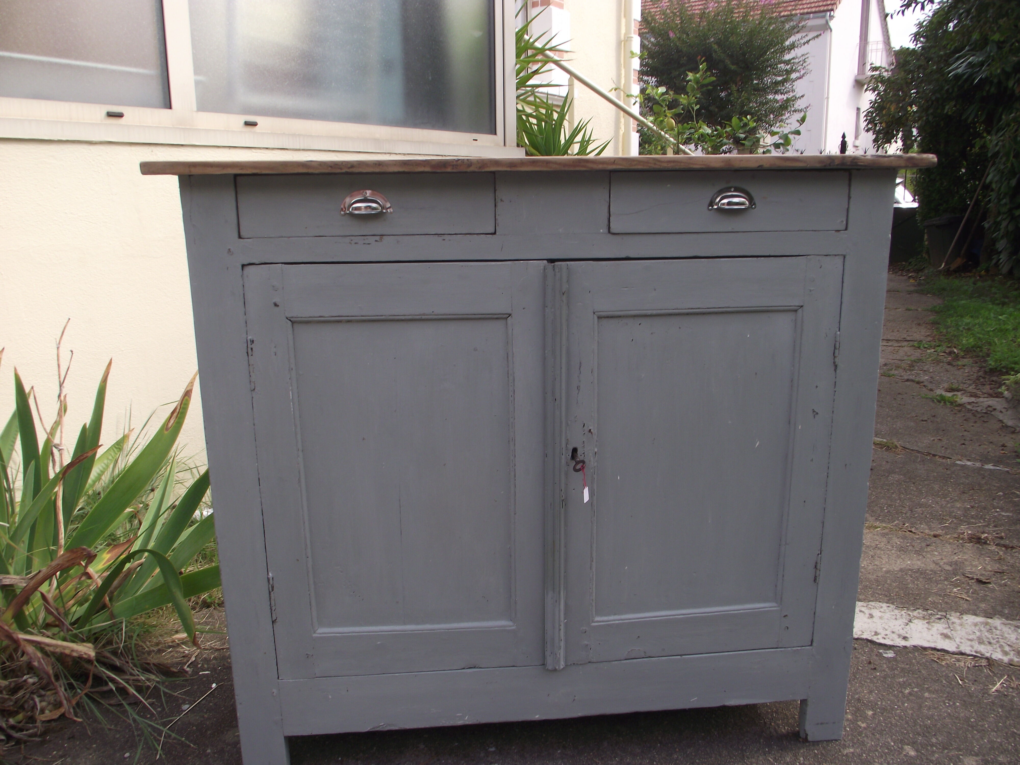 Parisian buffet painted late 19th debut 20th