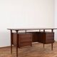 Mid-Century Polish Double-Sided Desk from Poznańskie Fabryki Mebli, 1960s.