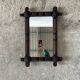 Tramp Art Wall Mirror - Hand-carved 19th Century