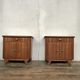 Pair of night tables feet compass bedside end of vintage sofa old 1950 1960 retro
