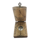 Cadran solaire dyptique horizontal a fil axe