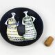 Lisa Larson – Glazed plate "Variety" for Gustavsberg, Sweden, 1956