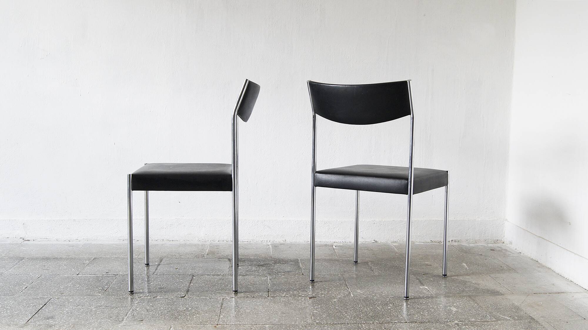 Side Chairs by Edlef Bandixen for Dietiker, Switzerland, Set of 2
