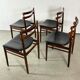 4 chairs by Henry Rosengren for Brande Denmark 60