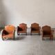 Fireside chairs, Italy, 1960's