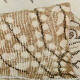 All-Over Floral Pattern Beige Brown Turkish Rug, 166x285Cm