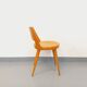 Chaise Mondor vintage de marque Baumann en bois des années 60