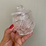 Set of 3 vintage glass candy jars