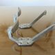 Pair of aluminum patères Art Deco 30 years 40