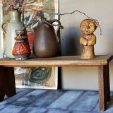 Booster bench Reconstruction in raw solid oak