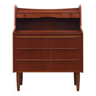 Teak secretary, Danish design, 1970s, production: Denmark