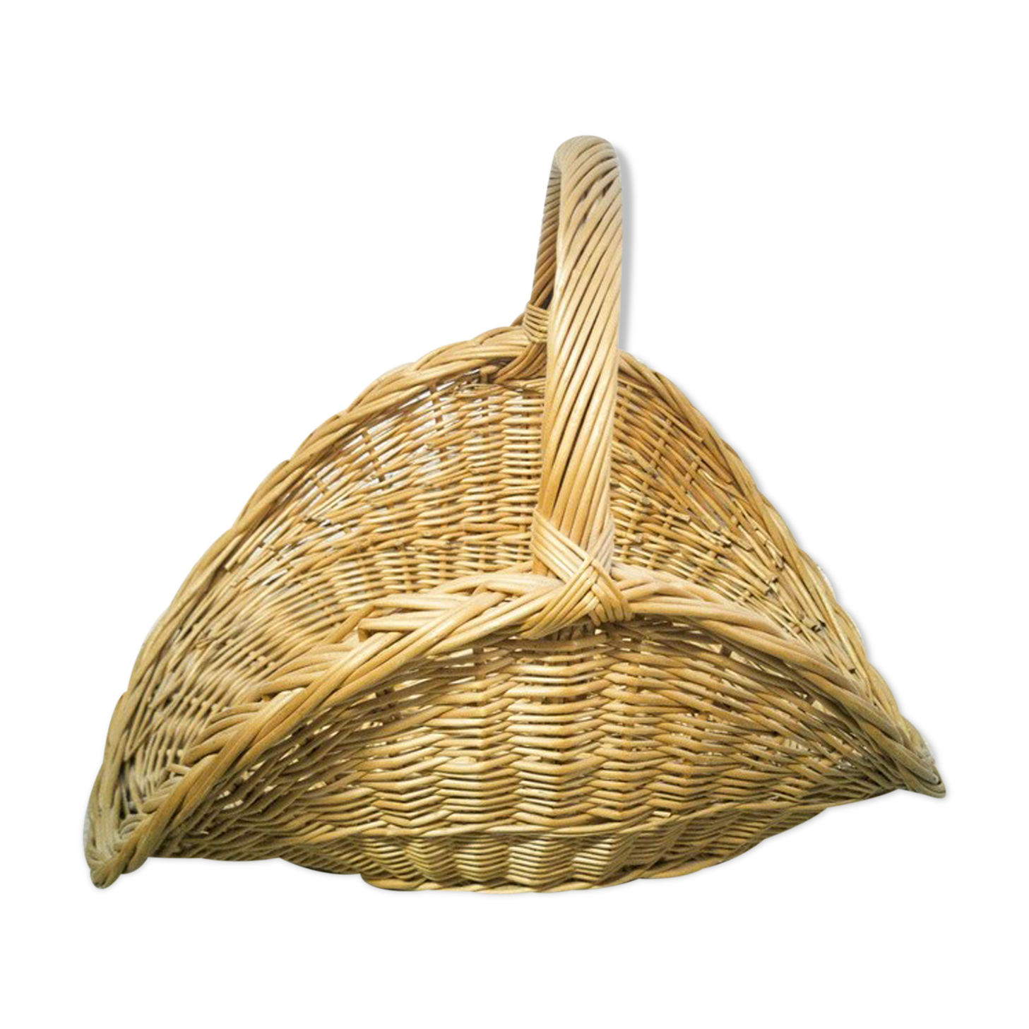Wicker log basket