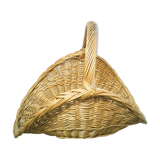 Wicker log basket