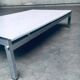 Postmodern Italian Carrara Marble Low Coffee Table, 1970s