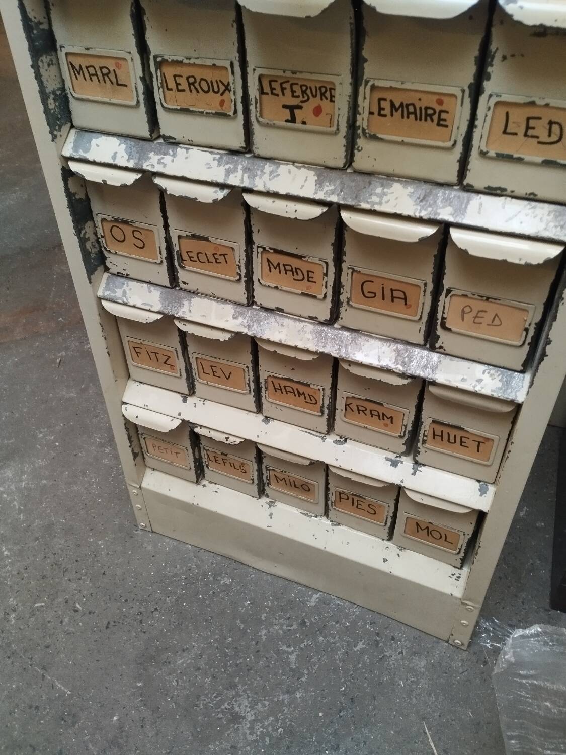 Industrial metal furniture, loft decor