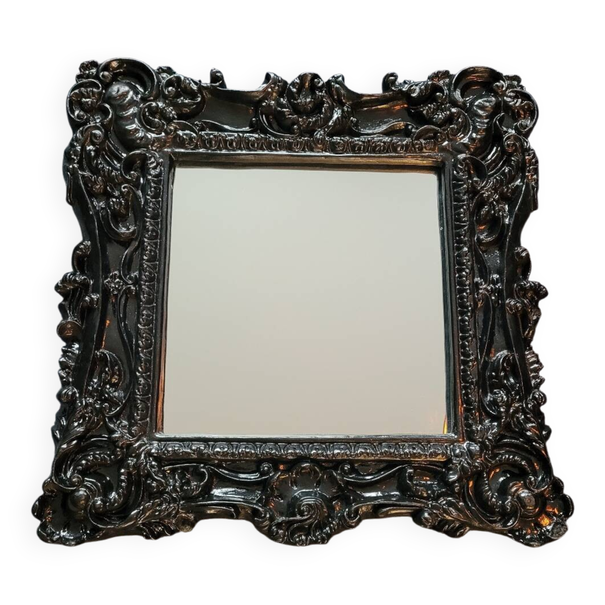 Baroque stucco mirror