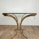 Table basse italienne en laiton