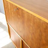 Mid-Century Modern Scandinavian Wooden Bar Cabinet, 1950s