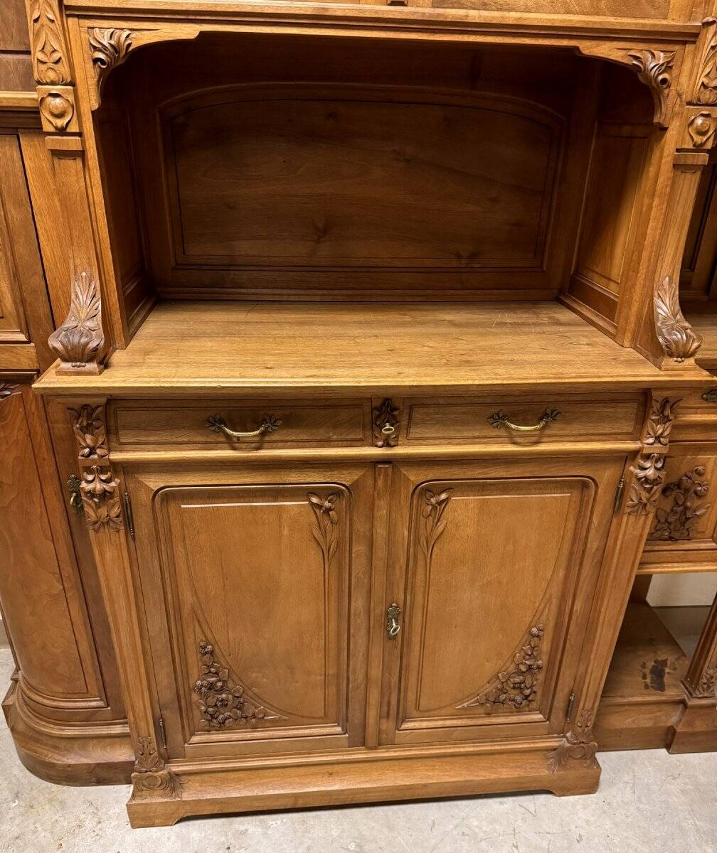 After Gauthier Poinsignon Art Nouveau period sideboard, Nancy School
