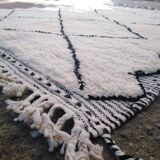 Beni ouarain carpet, 100% virgin wool, handmade