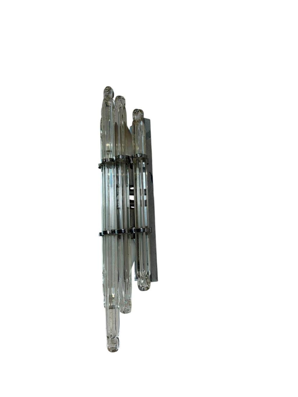 Vintage crystal wall sconce / KOLARZ Leuchten wall lamp