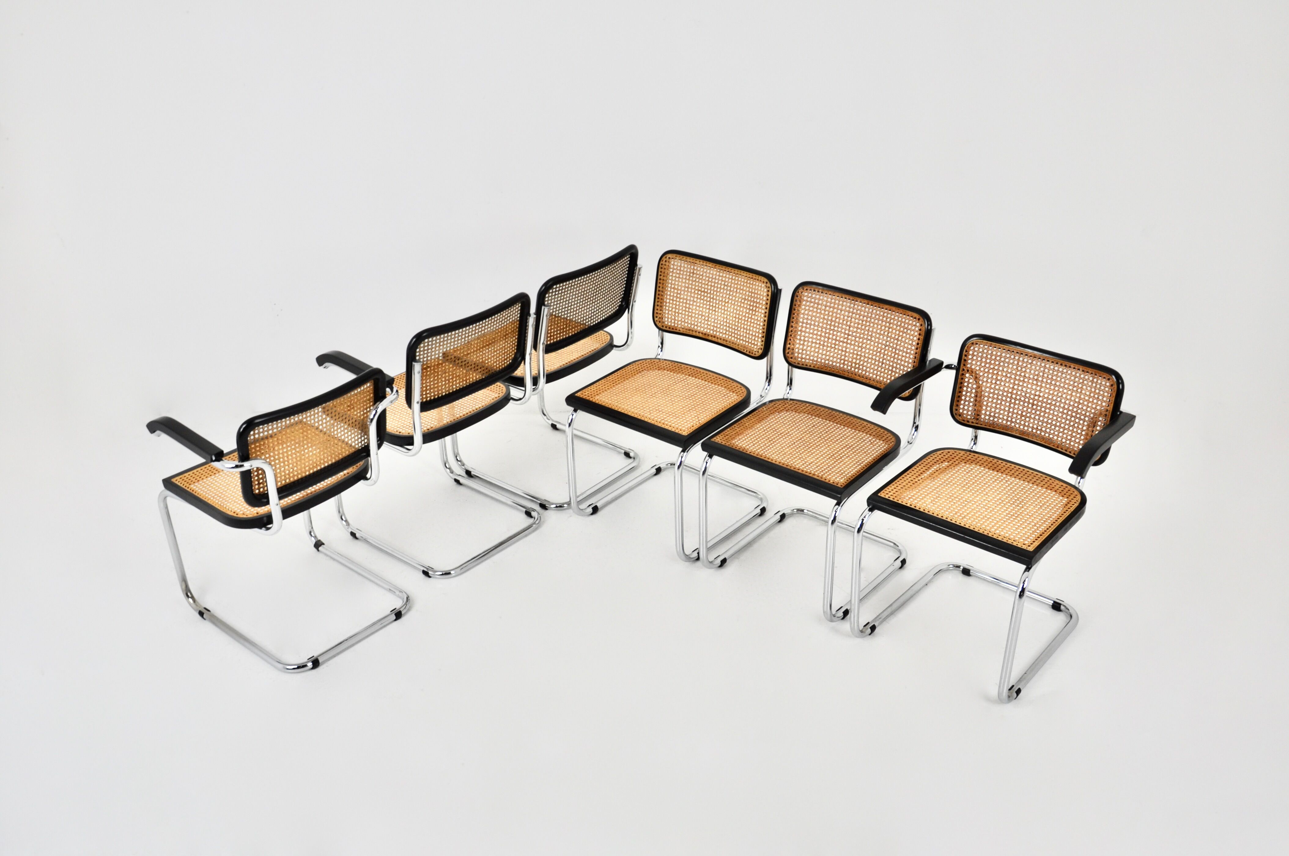 Chaises de salle à manger Style B32 par Marcel Breuer