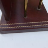 Brass leather mail carrier