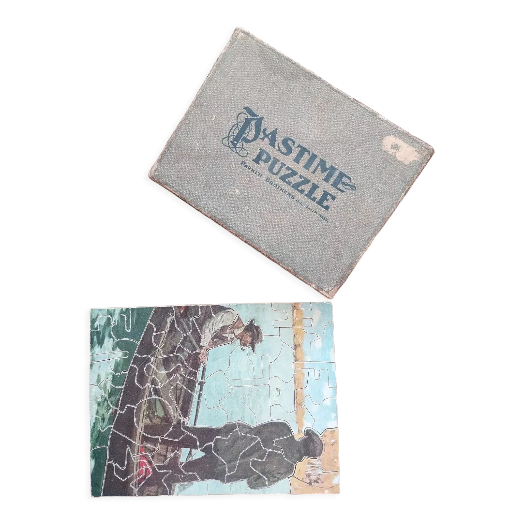 Antique wooden puzzle