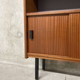 Vintage 60s modernist display cabinet bookcase