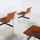 Vintage Italian T-Chairs from ICF De Padova, 1960s, Set of 6