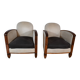 Paire de fauteuils Art déco, années 30