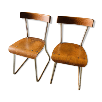 Lot de 2 chaises 1930