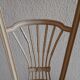 Nursing chair with iris pattern seat