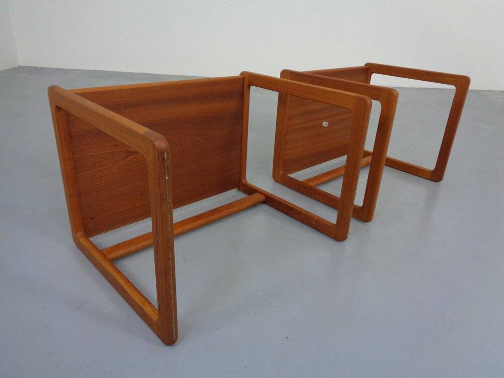 Danish Teak Nesting Tables from Korup Stolefabrik, 1960s, Set of 2