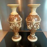 Jasper earthenware vases of Apt by Léon Sagy
