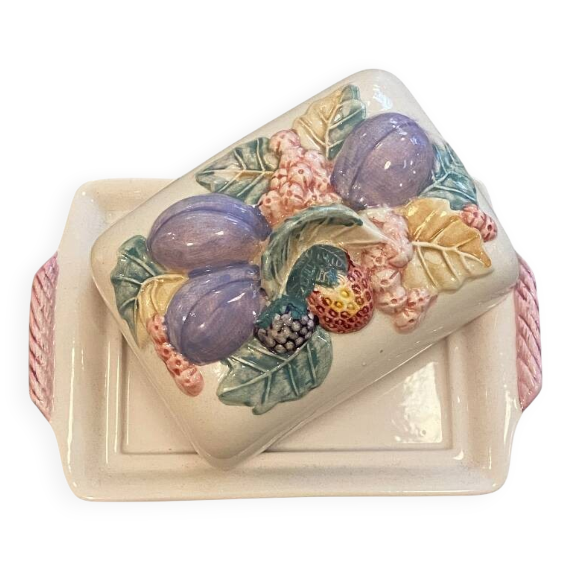 Porcelain butter dish
