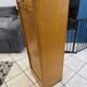 1960s office filing cabinet with curtains