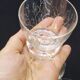 6 Cracked Engraved Crystal Liqueur/Digestif Glasses