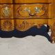 Secretary in solid cherry wood in Louis XV style.