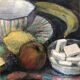 Tableau ancien "Le goûter"