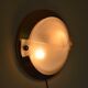 Wall light from the 80s vintage design gold glass