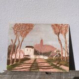 Oil painting landscape painting