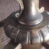 Bronze quadripod floor lamp