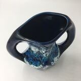 Ceramic vase blue