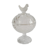 Bonbonnière / sugar Cristal d'Arques - Passerines - vintage
