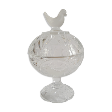 Bonbonnière / sugar Cristal d'Arques - Passerines - vintage